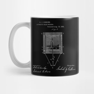 Automatic Grain Weigher Vintage Patent Hand Drawing Mug